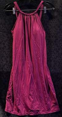 Athleta Halter Dress in Blackberry Wine